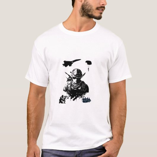 swat ontwerp voor mannen t-shirt (Voorkant)