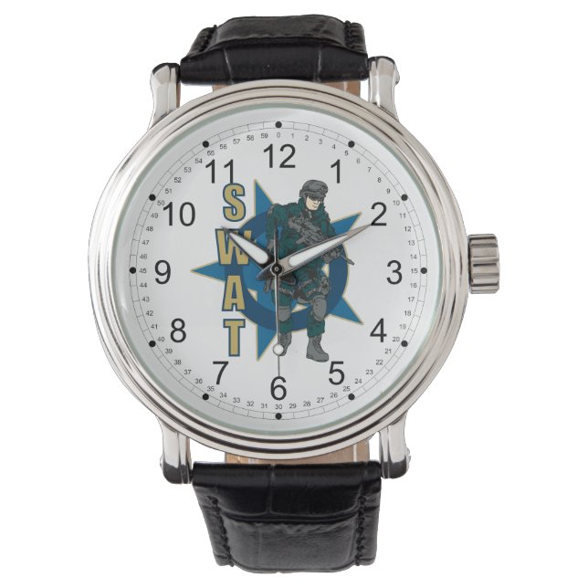 SWAT-politieagent Horloge (Voorkant)