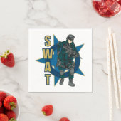 SWAT-politieagent Servetten (Insitu)