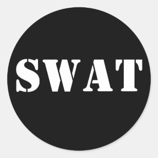 SWAT RONDE STICKER