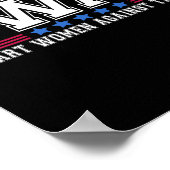 Swat slimme vrouwen tegen Trump grappige anti-Trum Poster (Hoek)