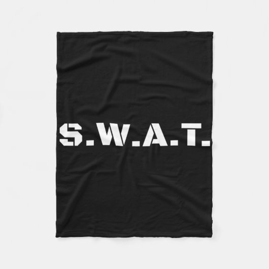 SWAT Team Boys Halloween Kostuum Kinder Tactische  Fleece Deken (Voorkant)