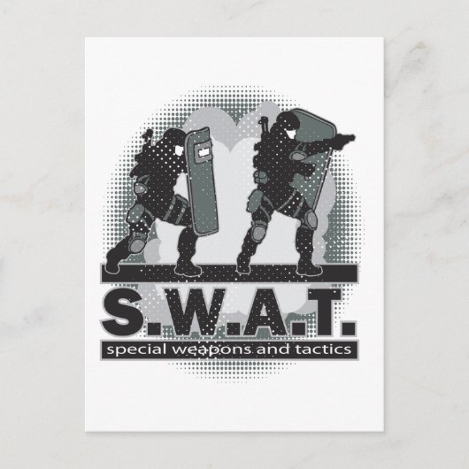 SWAT Team Entrance Briefkaart (Voorkant)