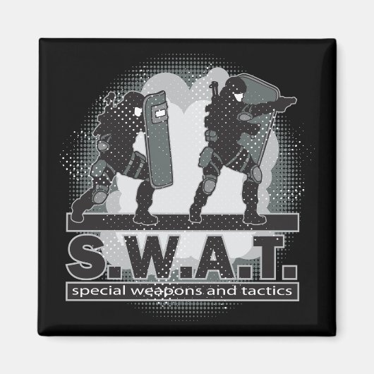 SWAT Team Entrance Magneet (Voorkant)