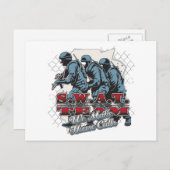 SWAT Team House Briefkaart (Voorkant / Achterkant)