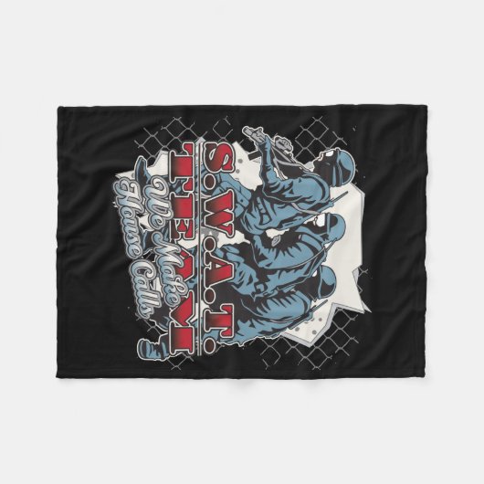 SWAT Team House Fleece Deken (Voorkant (Horizontaal))