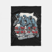 SWAT Team House Fleece Deken (Voorkant)