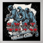 SWAT Team House Poster (Voorkant)