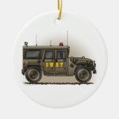 SWAT Team Hummer Police Car Ornament (Voorkant)