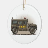 SWAT Team Hummer Police Car Ornament (Links)