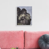 SWAT Team Politie Originele Kunst op Canvas Print (Insitu (Woonkamer))