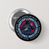 Swat Team Ronde Button 5,7 Cm (Voorkant /achterkant)