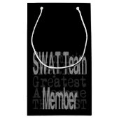 SWAT teamlid buitengewone kleine geschenkzak Klein Cadeauzakje (Achterkant)