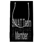 SWAT teamlid buitengewone kleine geschenkzak Klein Cadeauzakje (Voorkant)