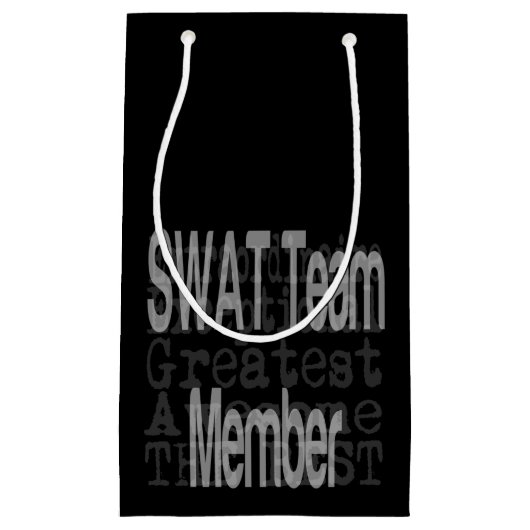 SWAT teamlid buitengewone kleine geschenkzak Klein Cadeauzakje (Voorkant)