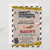 SWAT verjaardagsuitnodiging Kaart (Voorkant)