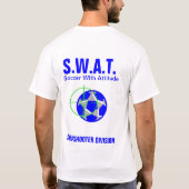 SWAT - Voetbal met hoogte T-shirt (Achterkant)