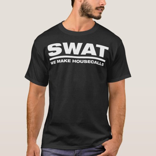 SWAT we maken huisdieren T-shirt (Voorkant)