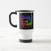 "Sway with Grace" Travel Koffiemok. Reisbeker (Links)