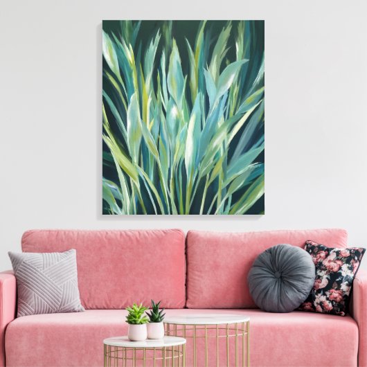Swaying Leaves Canvas Afdruk (Insitu (Woonkamer))