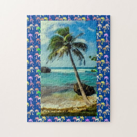 Swaying Palms, Soup Bowl, Bathsheba, Barbados Legpuzzel (Verticaal)