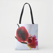 Swaying Red Anemone Tas