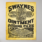 Swaynes Ointment Advertisement Print (Voorkant)