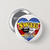 Swazi Girl Ronde Button 5,7 Cm (Voorkant /achterkant)