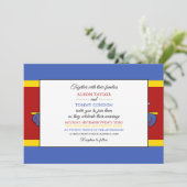 Swazi-vlag, vlag van het huwelijk van Eswatini Kaart (Staand voorkant)