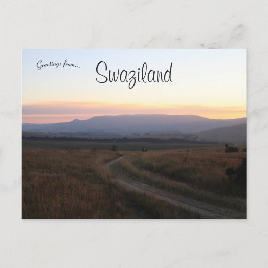 Swaziland Briefkaart (Voorkant)