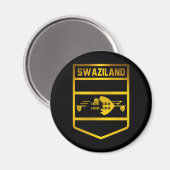Swaziland Emblem Magneet (Voorkant / Achterkant)