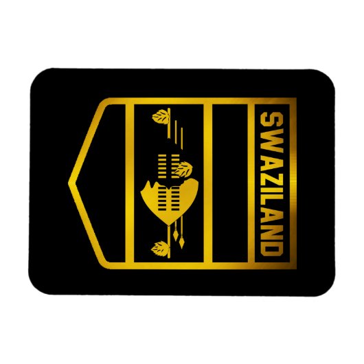 Swaziland Emblem Magneet (Horizontaal)