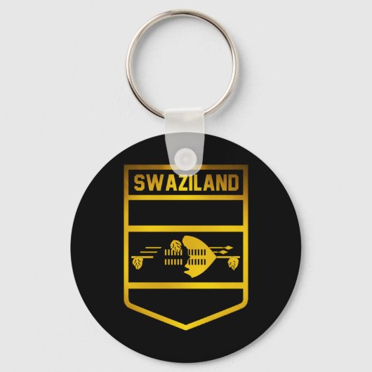 Swaziland Emblem Sleutelhanger (Voorkant)