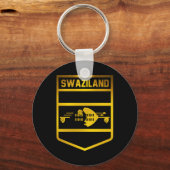 Swaziland Emblem Sleutelhanger (Voorkant)