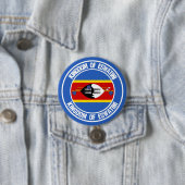 Swaziland ( Eswatini ) Ronde emblem Button 7,6 Cm (In situ)