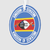 Swaziland ( Eswatini ) Ronde emblem Ornament (voorkant)