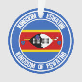 Swaziland ( Eswatini ) Ronde emblem Ornament (voorkant)