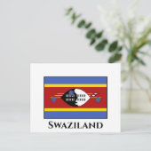 Swaziland Flag Briefkaart (Staand voorkant)