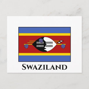 Swaziland Flag Briefkaart