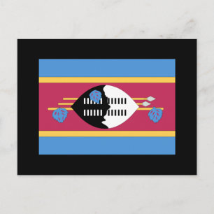 Swaziland Flag Briefkaart