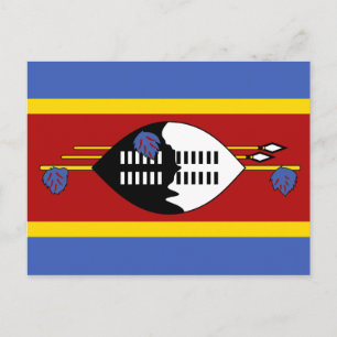 Swaziland Flag Briefkaart