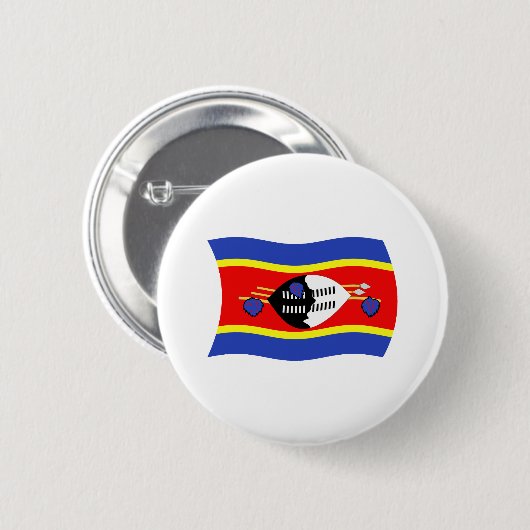 Swaziland Flag Button (Voorkant /achterkant)