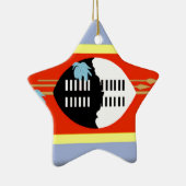 Swaziland Flag Keramisch Ornament (Rechts)
