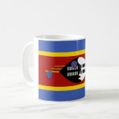 Swaziland Flag Koffiemok (Voorkant links)