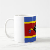 Swaziland Flag Koffiemok (Links)