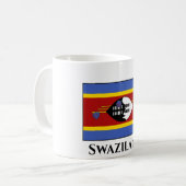 Swaziland Flag Koffiemok (Voorkant links)
