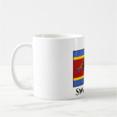 Swaziland Flag Koffiemok (Links)