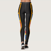 Swaziland Flag Leggings (Achterkant)