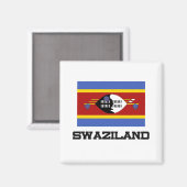 Swaziland Flag Magneet (Voorkant / Achterkant)