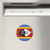 Swaziland Flag Magneet (Insitu (Vaatwasser))